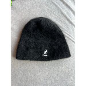 Kangol Furgora Skull Cap black fuzzy angora unisex adult winter hat hip hop OS